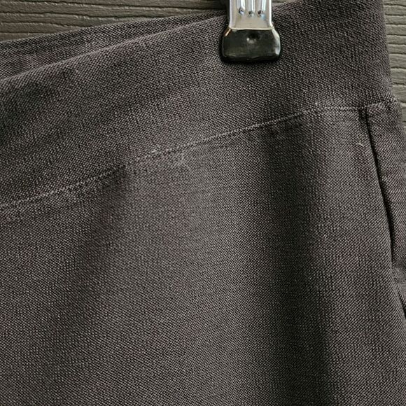 Eileen Fisher Washable Stretch Crepe Slim Ankle Pant In Slate - Picture 9 of 14